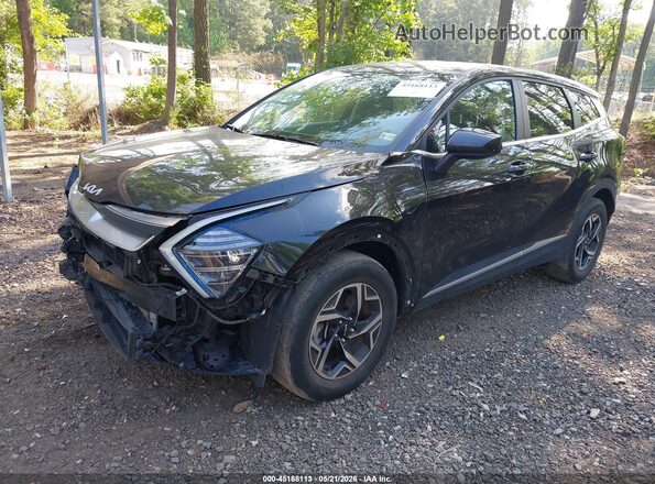 KNDPU3DF5R7214943 2024 KIA SPORTAGE Black წინა მარცხენა ხედი სამი მეოთხედიდან
