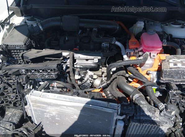 KNDPU3DG2T7343478 2026 KIA SPORTAGE HYBRID White Widok z tyłu