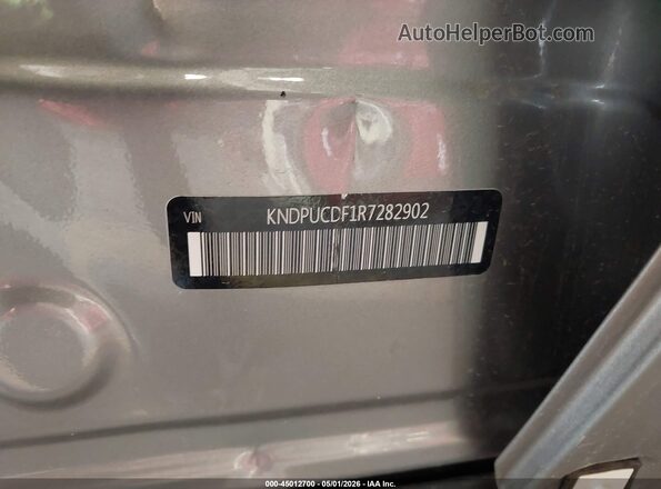 KNDPUCDF1R7282902 2024 KIA SPORTAGE Gray Vista del compartimento del motor