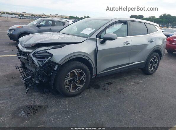 KNDPUCDF1S7383962 2025 KIA SPORTAGE Серый Передняя левая четверть