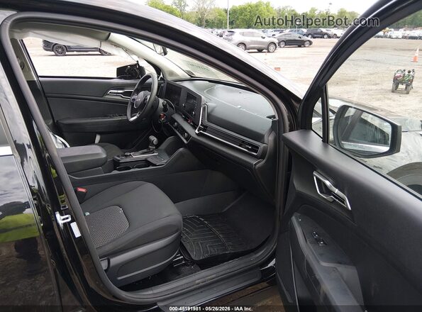 KNDPUCDFXR7282672 2024 KIA SPORTAGE Black Вид салону спереду