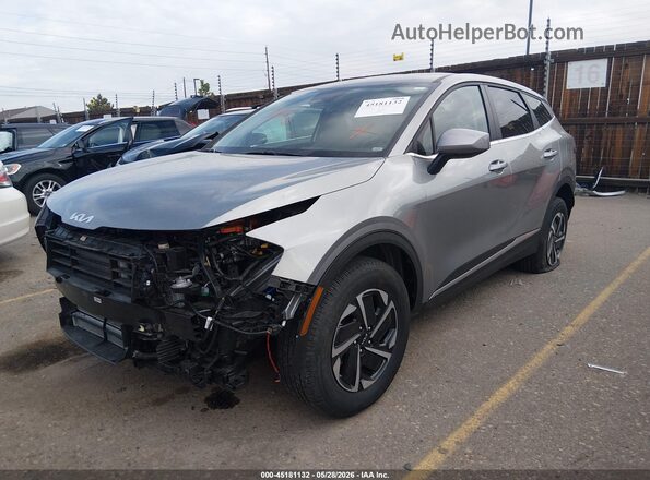 KNDPUCDGXS7217030 2025 KIA SPORTAGE HYBRID Gray წინა მარცხენა ხედი სამი მეოთხედიდან