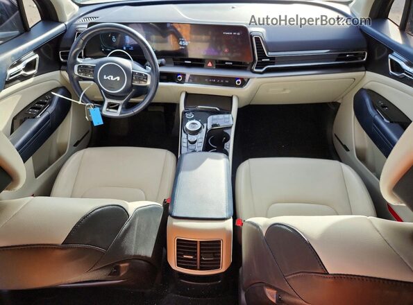 KNDPVCAG1P7090578 2023 KIA SPORTAGE Blue Dashboard view