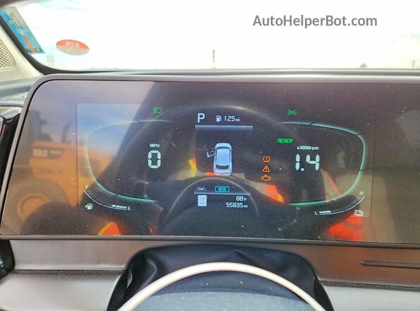 KNDPVCAG1P7090578 2023 KIA SPORTAGE Blue Instrument cluster view