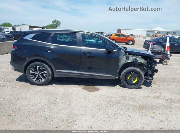 KNDPVCDG2R7155274 2024 KIA SPORTAGE HYBRID Black Vista interior de 360 grados