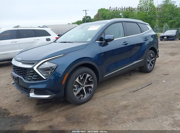 KNDPVCDG3S7264378 2025 KIA SPORTAGE HYBRID Blue Передня ліва чверть