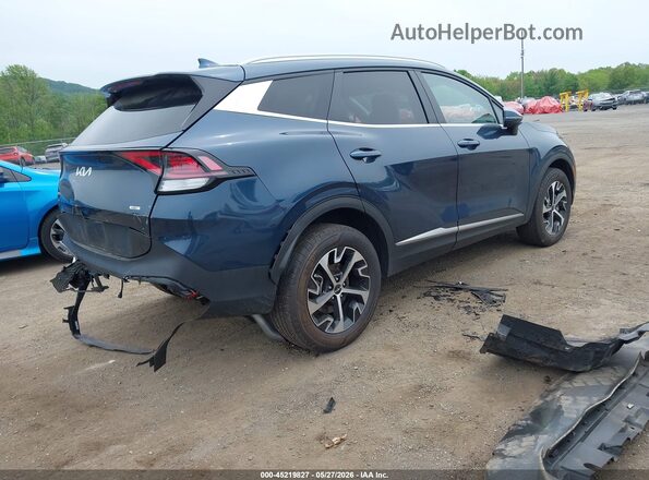 KNDPVCDG3S7264378 2025 KIA SPORTAGE HYBRID Blue Задня права чверть