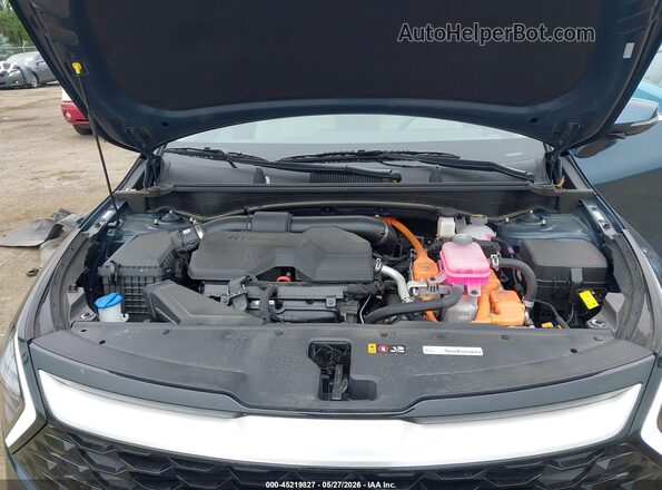 KNDPVCDG3S7264378 2025 KIA SPORTAGE HYBRID Blue Вид ззаду