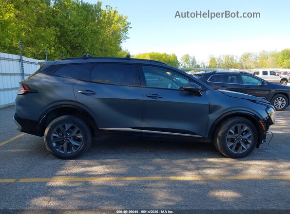 KNDPXCAG1P7020332 2023 KIA SPORTAGE HYBRID Серый Вид задней части салона