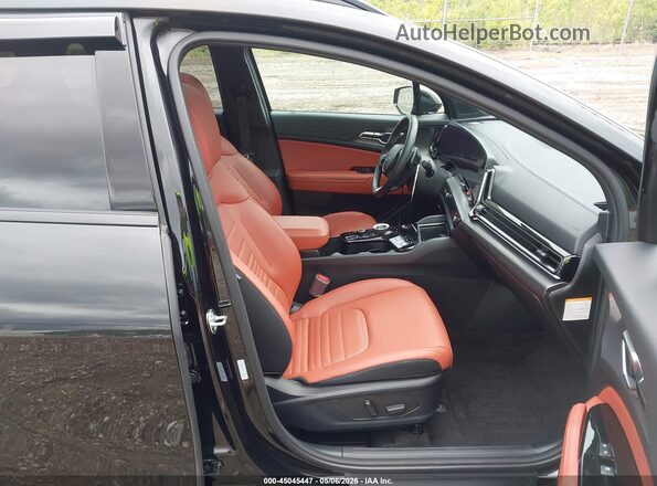 KNDPXCDG1S7259805 2025 KIA SPORTAGE HYBRID Black Front interior view