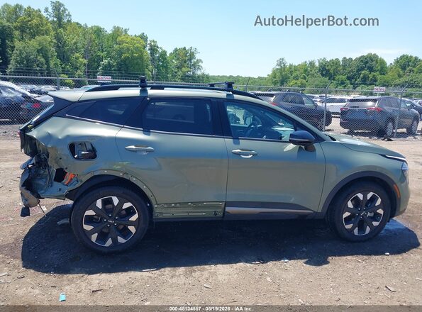 KNDPZDAH4P7103147 2023 KIA SPORTAGE PLUG-IN HYBRID Green Սալոնի 360 աստիճան տեսք