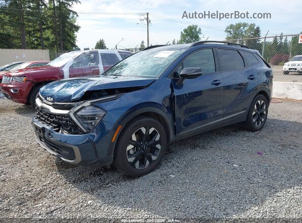 KNDPZDDH9R7127572 2024 KIA SPORTAGE PLUG-IN HYBRID Dark Blue Передня ліва чверть