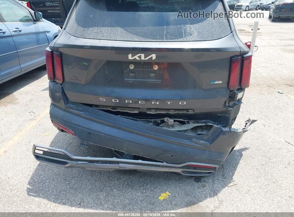 KNDRG4LG1N5062858 2022 KIA SORENTO HYBRID Gray Widok z przodu