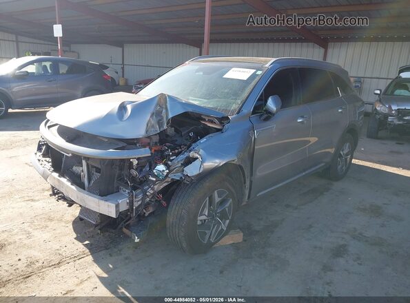 KNDRH4LG2P5223041 2023 KIA SORENTO HYBRID Silver Przód lewy