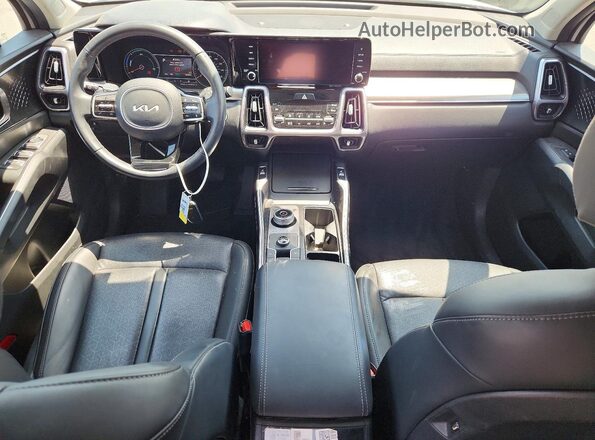 KNDRH4LG9P5216720 2023 KIA SORENTO White Widok deski rozdzielczej