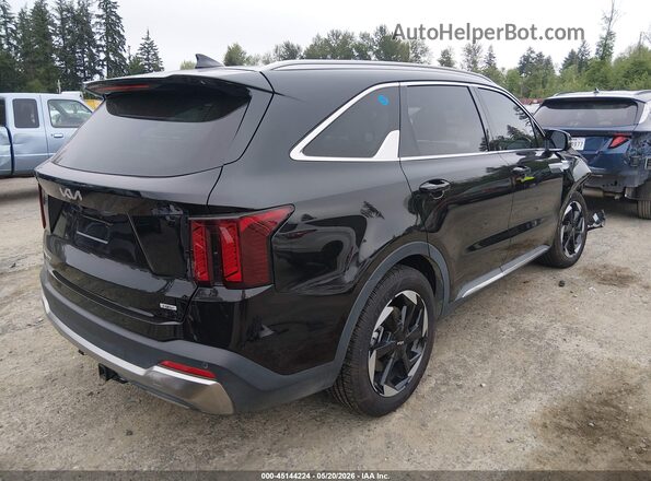 KNDRHDJGXS5290109 2025 KIA SORENTO HYBRID Черный Задняя правая четверть