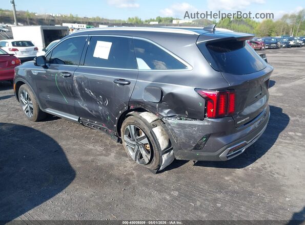 KNDRHDLG4P5177485 2023 KIA SORENTO HYBRID Gray Rear left