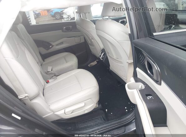 KNDRHDLG7P5220751 2023 KIA SORENTO HYBRID Gray VIN კოდის სტიკერის ხედი