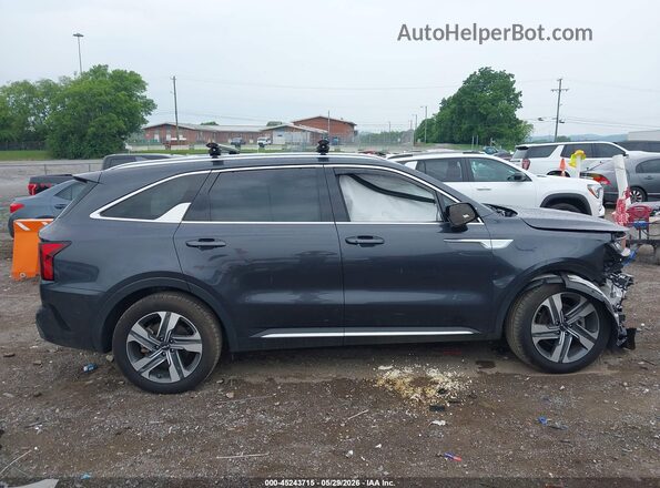 KNDRHDLG7P5220751 2023 KIA SORENTO HYBRID Gray უკანა სალონის ხედი