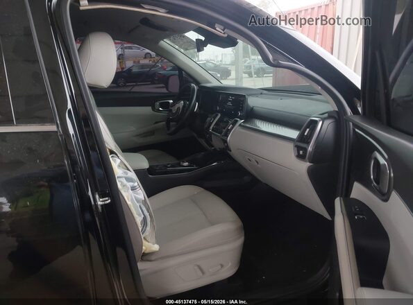 KNDRHDLG7R5259648 2024 KIA SORENTO HYBRID Black Вид салону спереду