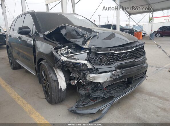 KNDRHDLG7R5259648 2024 KIA SORENTO HYBRID Black Вид спереду