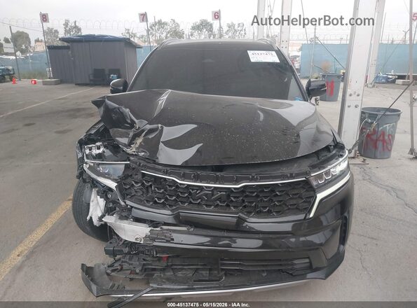 KNDRHDLG7R5259648 2024 KIA SORENTO HYBRID Black Вид задньої частини салону