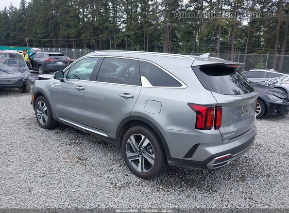 KNDRHDLG9P5162271 2023 KIA SORENTO HYBRID Gray Trasero izquierdo