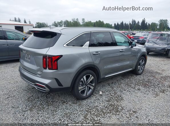KNDRHDLG9P5162271 2023 KIA SORENTO HYBRID Gray Trasero derecho