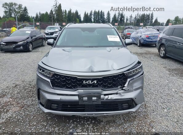 KNDRHDLG9P5162271 2023 KIA SORENTO HYBRID Gray Vista del cuadro de instrumentos