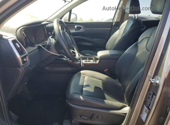 KNDRJDLH4N5116065 2022 KIA SORENTO Silver წინა სალონის ხედი