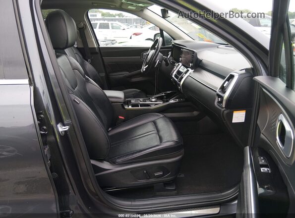 KNDRJDLH5N5118780 2022 KIA SORENTO PLUG-IN HYBRID Gray წინა სალონის ხედი