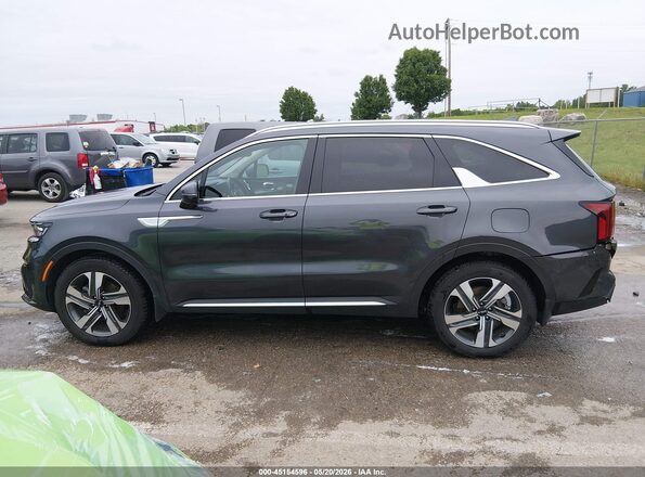 KNDRJDLH5N5118780 2022 KIA SORENTO PLUG-IN HYBRID Gray სალონის 360-გრადუსიანი ხედი