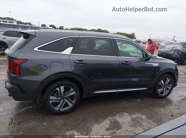 KNDRJDLH5N5118780 2022 KIA SORENTO PLUG-IN HYBRID Gray უკანა სალონის ხედი