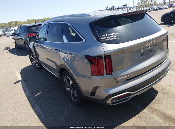 KNDRMDLG7P5140149 2023 KIA SORENTO HYBRID Silver Задня ліва чверть