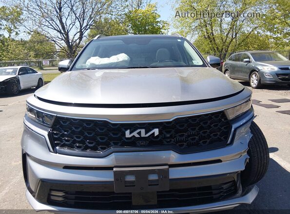 KNDRMDLG7P5140149 2023 KIA SORENTO HYBRID Silver Вид щитка приладів
