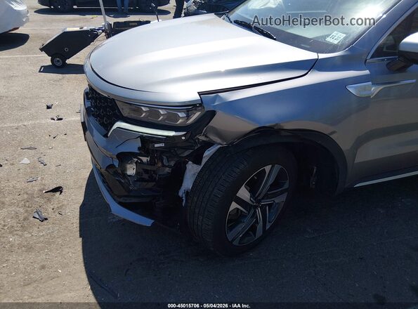 KNDRMDLG7P5140149 2023 KIA SORENTO HYBRID Silver Вид спереду