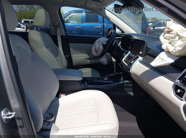 KNDRMDLG7P5140149 2023 KIA SORENTO HYBRID Silver Вид салону спереду