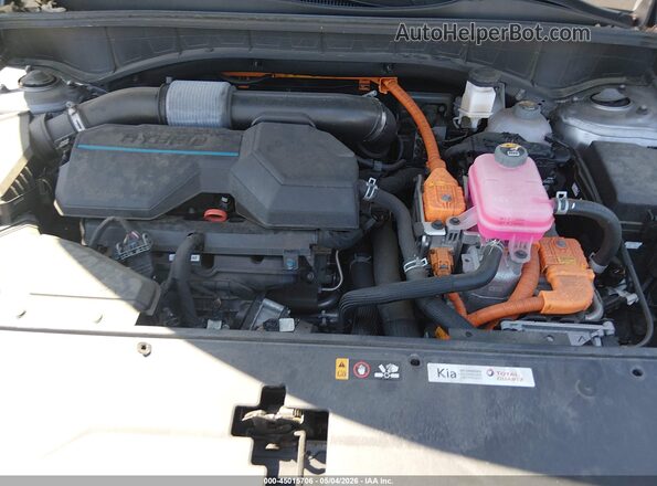 KNDRMDLG7P5140149 2023 KIA SORENTO HYBRID Silver Вид ззаду