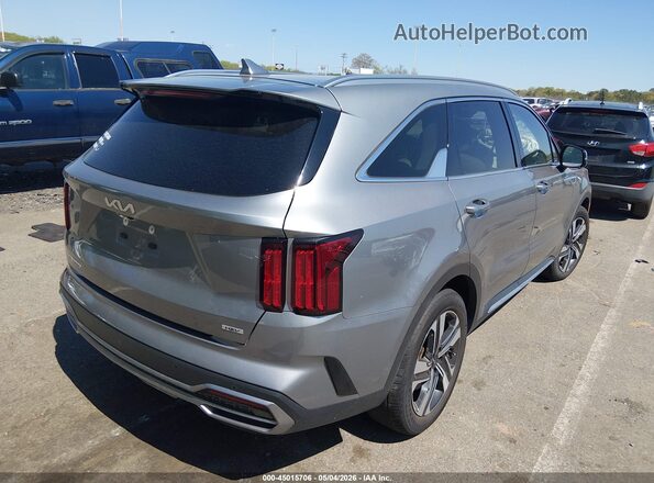 KNDRMDLG7P5140149 2023 KIA SORENTO HYBRID Silver Задня права чверть