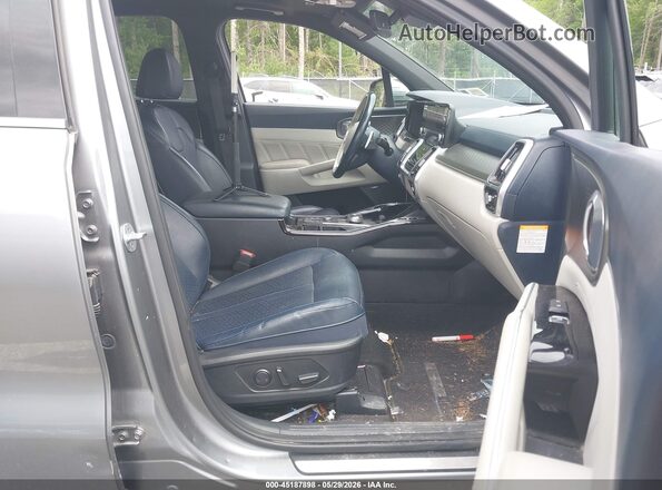 KNDRMDLH4N5101637 2022 KIA SORENTO PLUG-IN HYBRID Gray წინა სალონის ხედი