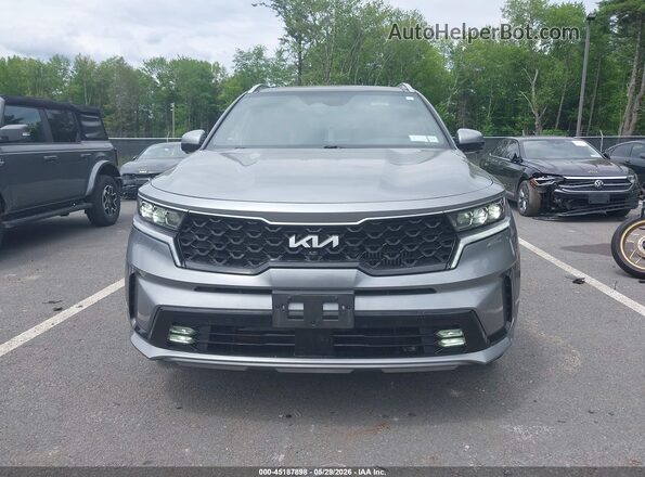 KNDRMDLH4N5101637 2022 KIA SORENTO PLUG-IN HYBRID Gray ხელსაწყოთა პანელის ხედი