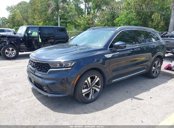 KNDRMDLH4P5166071 2023 KIA SORENTO PLUG-IN HYBRID Gray Передня ліва чверть