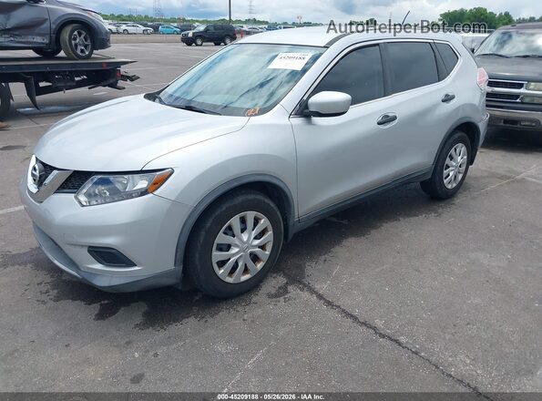 KNMAT2MT0GP652274 2016 NISSAN ROGUE Gray Առջևի ձախ երեք քառորդ տեսարան
