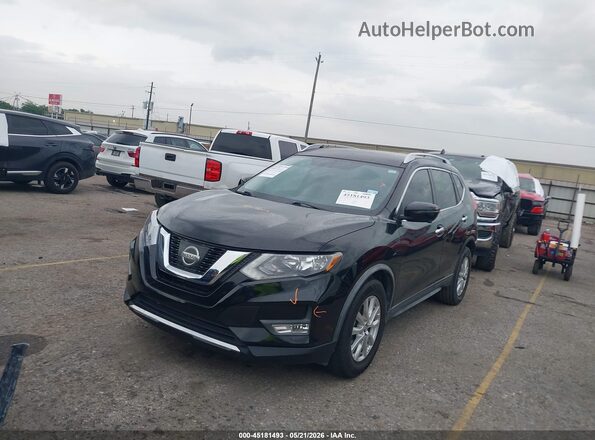 KNMAT2MT0HP606784 2017 NISSAN ROGUE Черный Передняя левая четверть