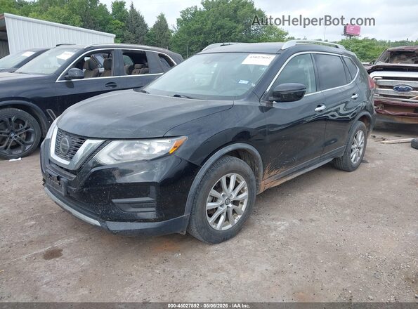 KNMAT2MT0KP500102 2019 NISSAN ROGUE Черный Передняя левая четверть