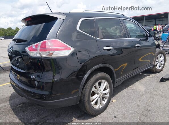 KNMAT2MT1GP684750 2016 NISSAN ROGUE Black უკანა მარჯვენა