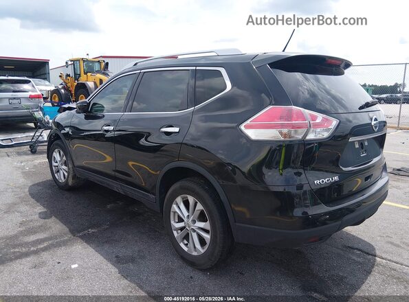 KNMAT2MT1GP684750 2016 NISSAN ROGUE Black უკანა მარცხენა