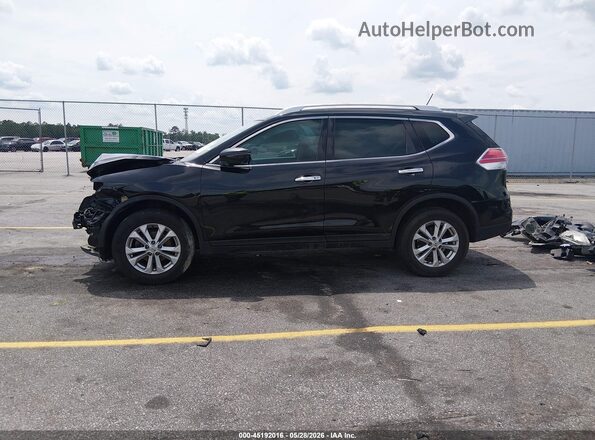 KNMAT2MT1GP684750 2016 NISSAN ROGUE Black სალონის 360-გრადუსიანი ხედი
