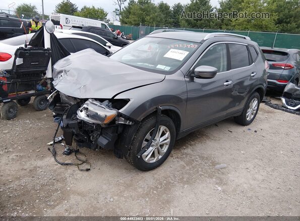 KNMAT2MT1GP711462 2016 NISSAN ROGUE Gray Vista tres cuartos delantera izquierda