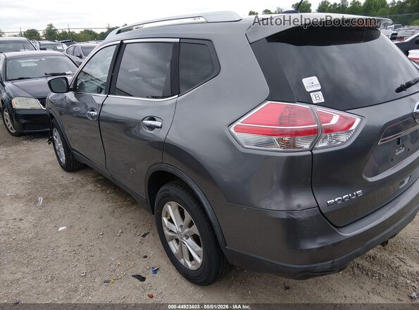 KNMAT2MT1GP711462 2016 NISSAN ROGUE Gray Trasero izquierdo